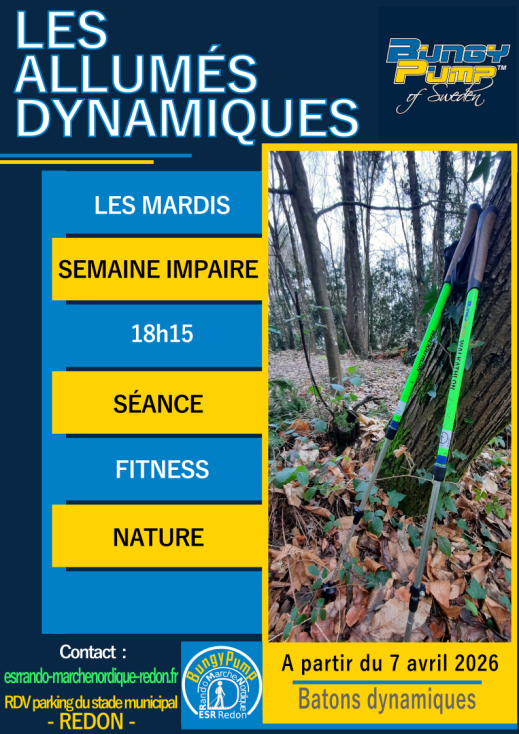 Les allumés dynamiques, une séance Bâtons dynamiques semi nocturne...