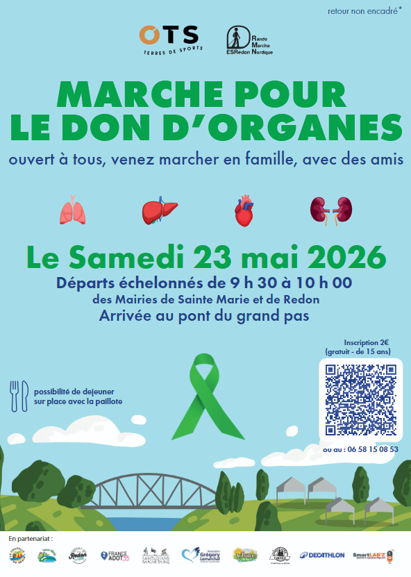 Samedi 23 Mai - Marche pour le don d'organes